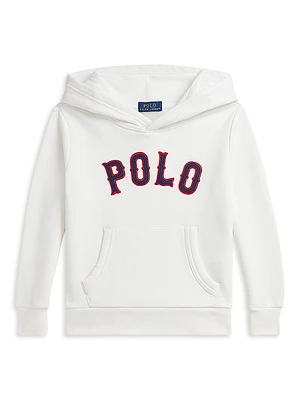 Little Boy's & Logo Fleece Hoodie
