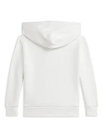 Little Boy's & Logo Fleece Hoodie