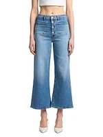 Jo Stretch Ultra High-Rise Wide-Leg Crop Jeans