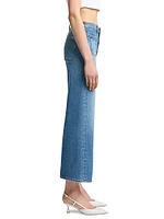 Jo Stretch Ultra High-Rise Wide-Leg Crop Jeans