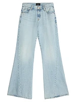 Spencer Low-Rise Seamed Flare Jeans