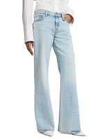 Spencer Low-Rise Seamed Flare Jeans