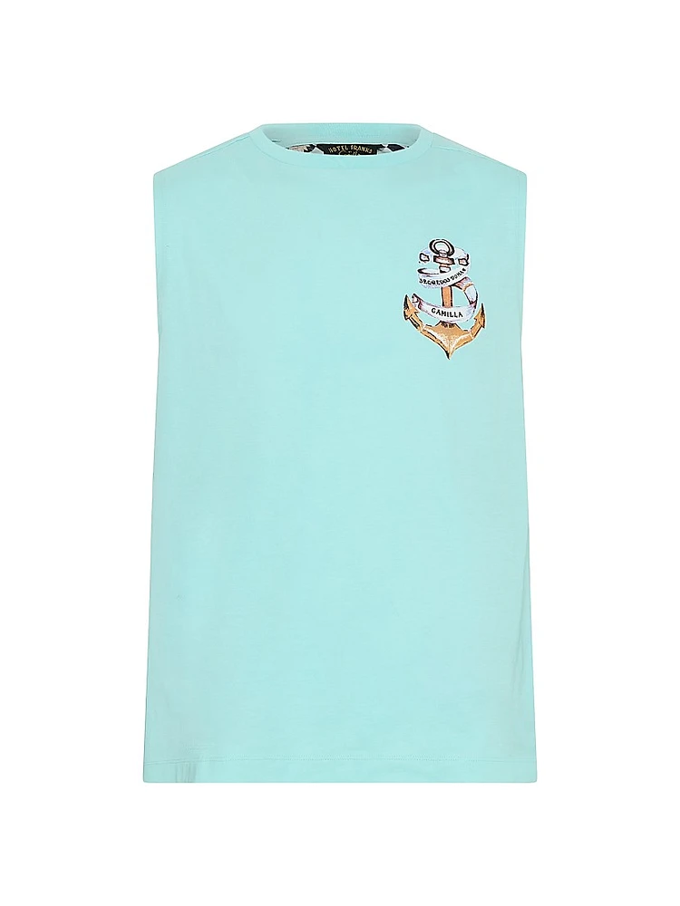 Folk Afloat Sleeveless T-Shirt