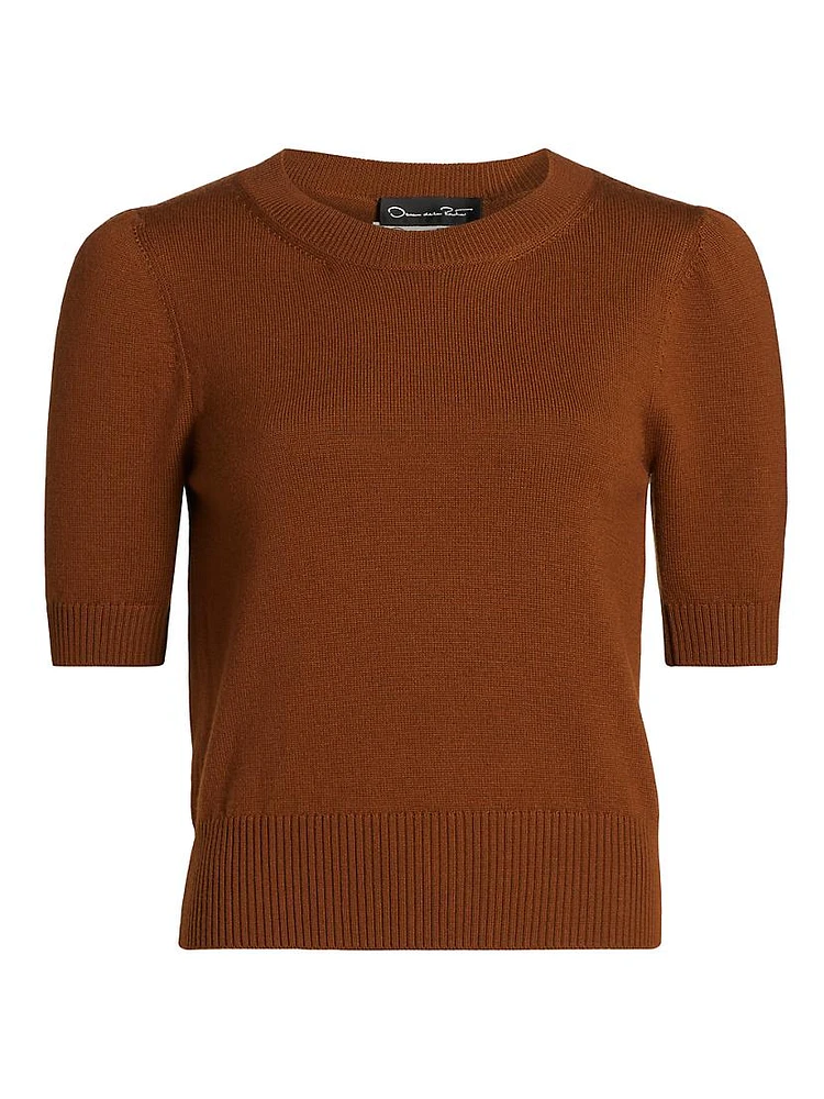 Virgin-Wool Crewneck Sweater