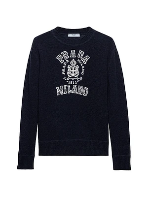 Wool and Cashmere Intarsia Sweater