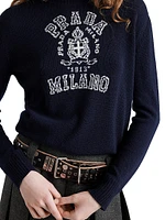 Wool and Cashmere Intarsia Sweater
