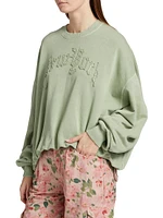 New York Balloon-Sleeve Sweatshirt