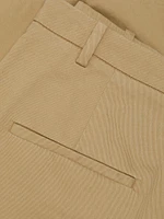 Stretch-Cotton Mid-Rise Bermuda Shorts
