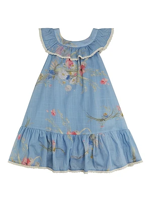 Little Girl's & Bouquet Floral Dress