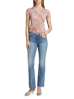 Ressi Crewneck Paisley T-Shirt