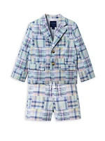 Little Boy's & Patchwork Suit Set