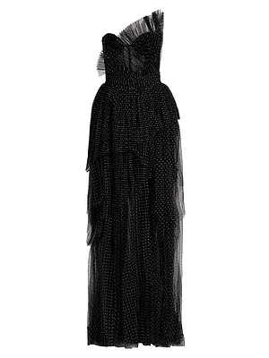 Marion Polka Dot Tulle Gown