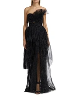 Marion Polka Dot Tulle Gown