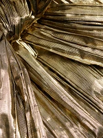 Marilyn Metallic Draped Gown