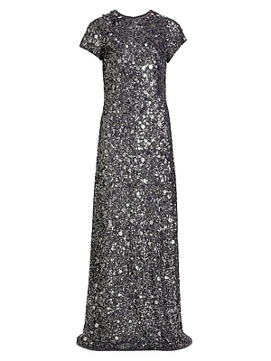 Jodie Embellished A-Line Gown