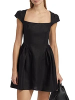 Oaklyn Linen A-Line Minidress