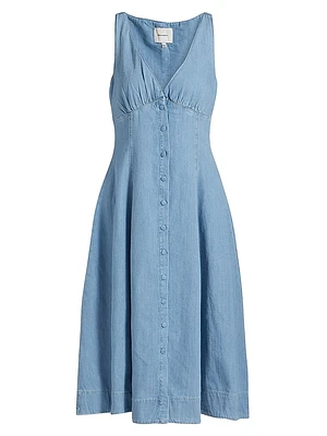 Sebastien Denim Midi-Dress