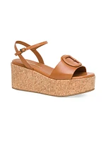 Marta 50MM Leather Platform Sandals