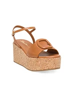 Marta 50MM Leather Platform Sandals