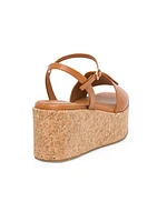 Marta 50MM Leather Platform Sandals