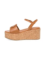 Marta 50MM Leather Platform Sandals