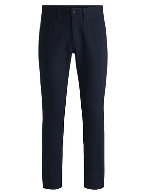 Slim-Fit Trousers Stretch Cotton