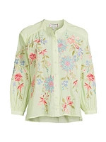 Kamiko Shirred Yoke Blouse