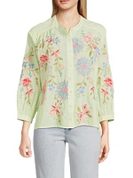 Kamiko Shirred Yoke Blouse
