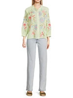 Kamiko Shirred Yoke Blouse
