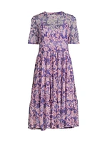 Florentina Mesh Tiered Dress