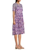 Florentina Mesh Tiered Dress