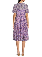 Florentina Mesh Tiered Dress