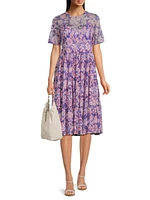 Florentina Mesh Tiered Dress