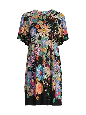 The Janie Favorite Flutter-Sleeve Dress