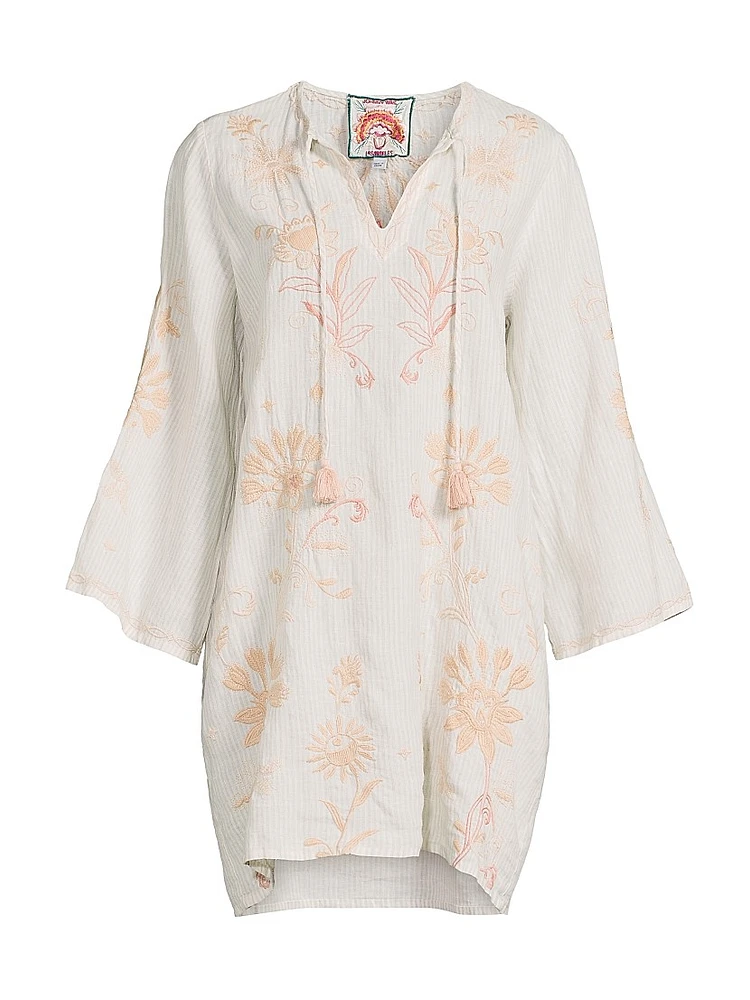 Danika Floral Linen Minidress