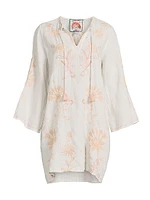 Danika Floral Linen Minidress