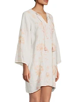 Danika Floral Linen Minidress