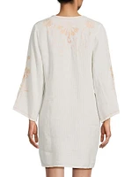 Danika Floral Linen Minidress