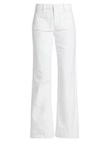 Nolan Patch Pocket Wide-Leg Jeans