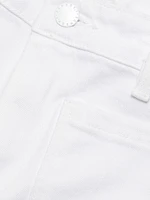 Nolan Patch Pocket Wide-Leg Jeans