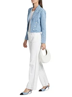 Nolan Patch Pocket Wide-Leg Jeans