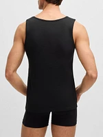 Three-Pack of Cotton Tank Tops with Embroidered Logos