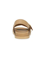 Feel Logo Leather Sandals