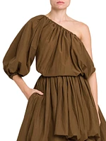 One-Shoulder Bubble Top