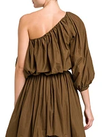One-Shoulder Bubble Top