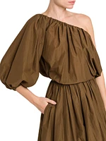 One-Shoulder Bubble Top