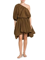 One-Shoulder Bubble Top