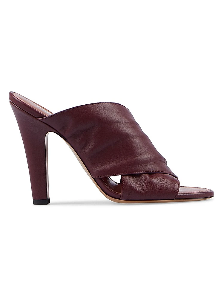 Maria 100MM Leather Mules