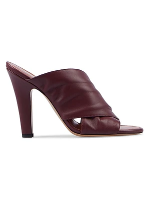 Maria 100MM Leather Mules