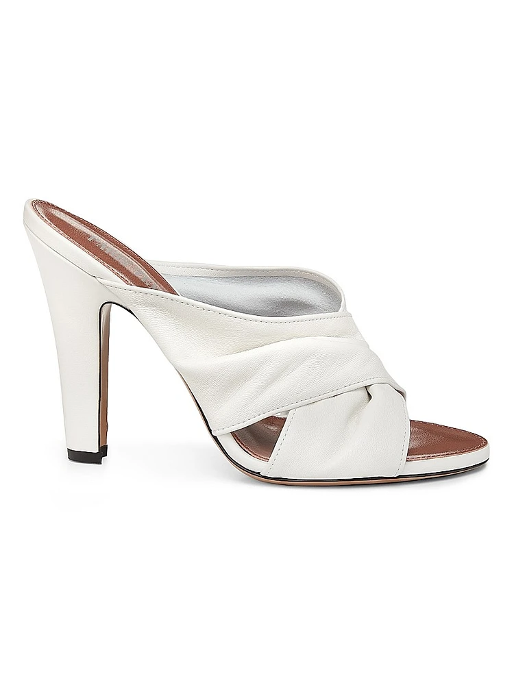 Maria 100MM Leather Mules